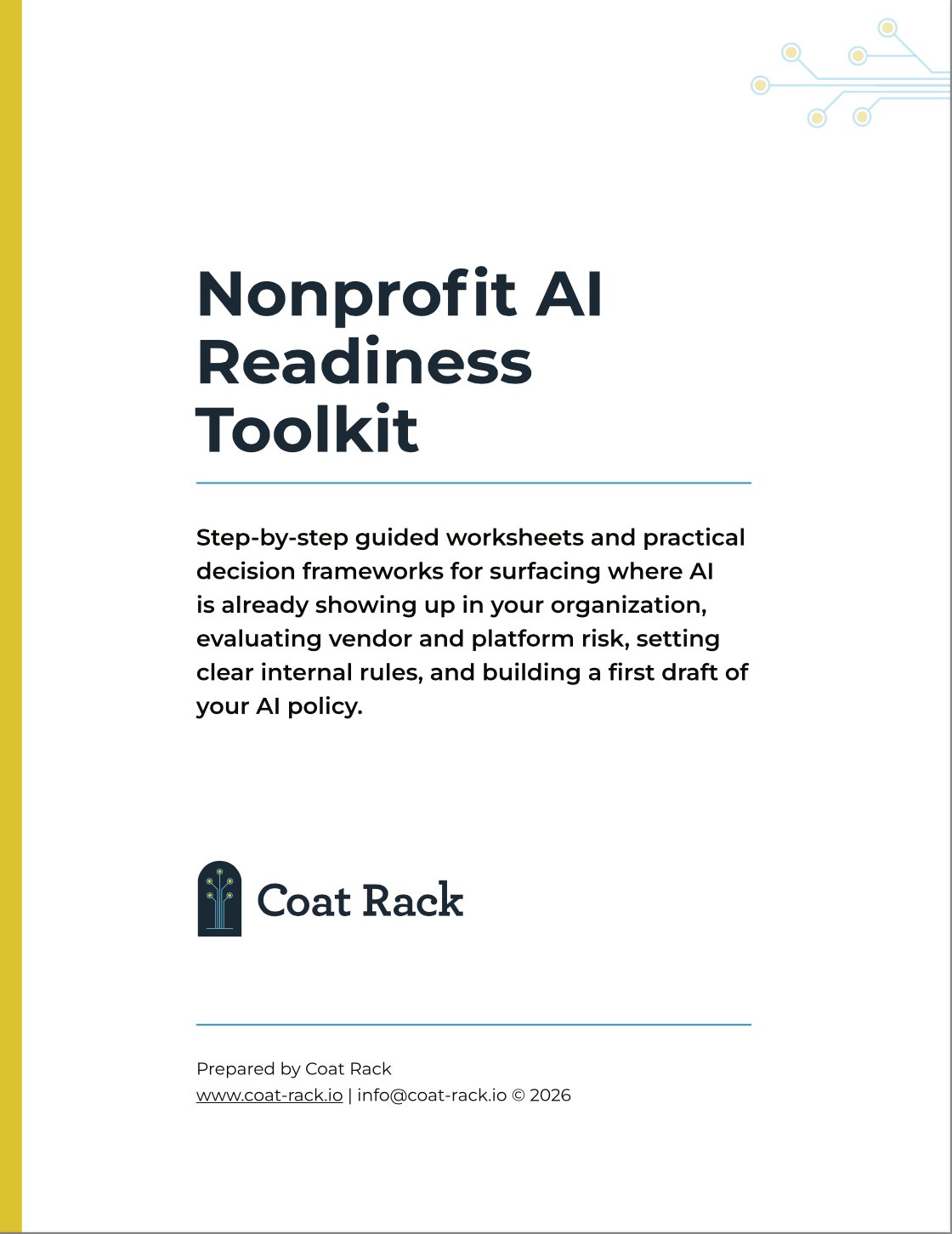 Nonprofit AI Readiness Toolkit cover